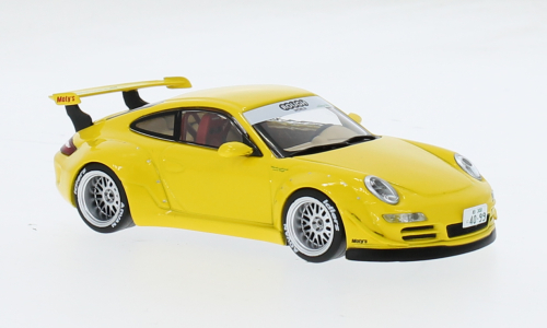 Ixo Models : Porsche RWB 997 │ Jaune 