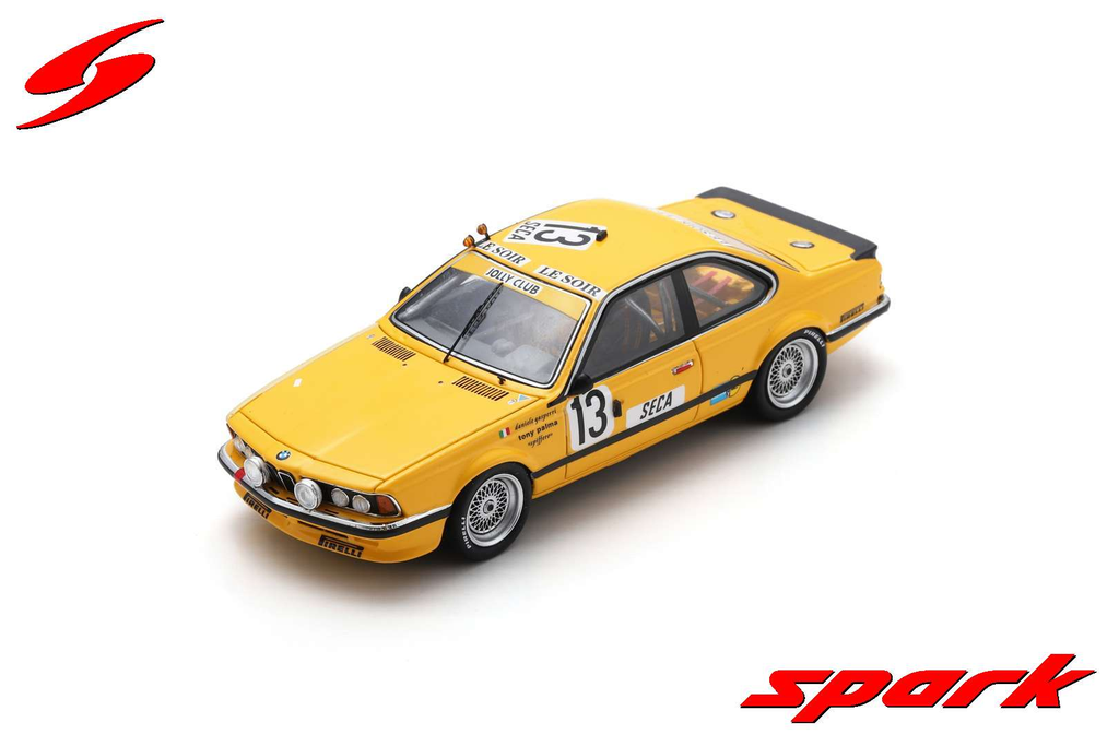 Spark : BMW 635 Csi │ No.13 Jolly Club Istria 24H Spa 1986 D. Gasparri - T. Palma - "Spiffero"