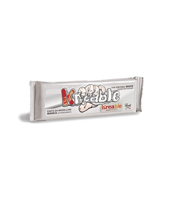 Kreable : Pate à modeler - Blanche (1kg)