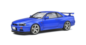 Solido : Nissan Skyline (R34) GT-R │ Bleu - 1999