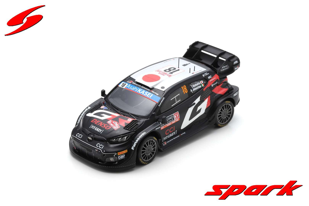 Spark : TOYOTA GR Yaris Rally1 HYBRID │ No.18 TOYOTA GAZOO Racing WRT 7th Rally Monte Carlo 2024 T. Katsuta - A.Johnston