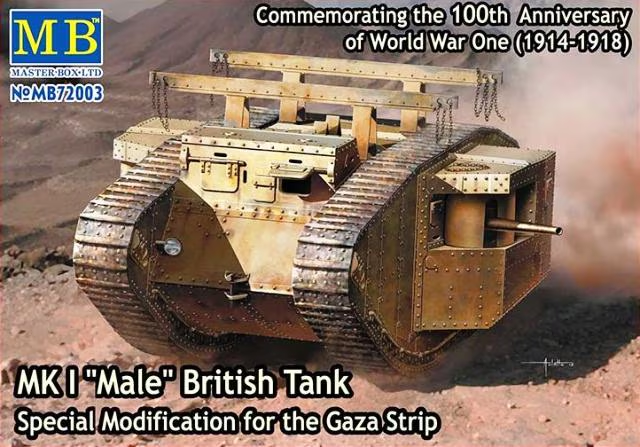 MasterBox : Mark I "Male" British Tank Special Modification for the Gaza Strip