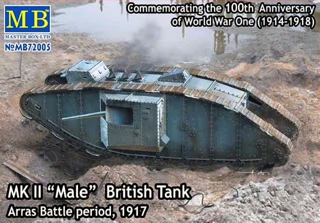 MasterBox : MK II "Male" │ British Tank Arras Battle period - 1917