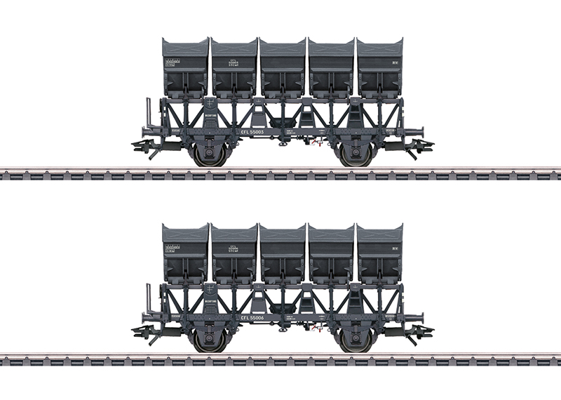 Marklin : Wagon benne Basculante 2 Pcs