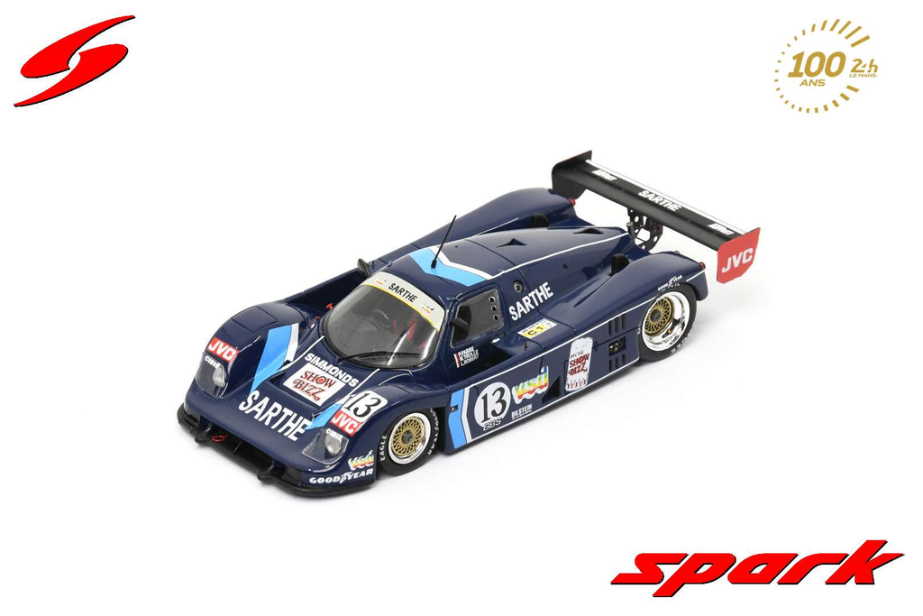 Spark : Cougar C 24 S │ No.13 7th 24H Le Mans 1990 P. Fabre - M.Trolle - L.Robert