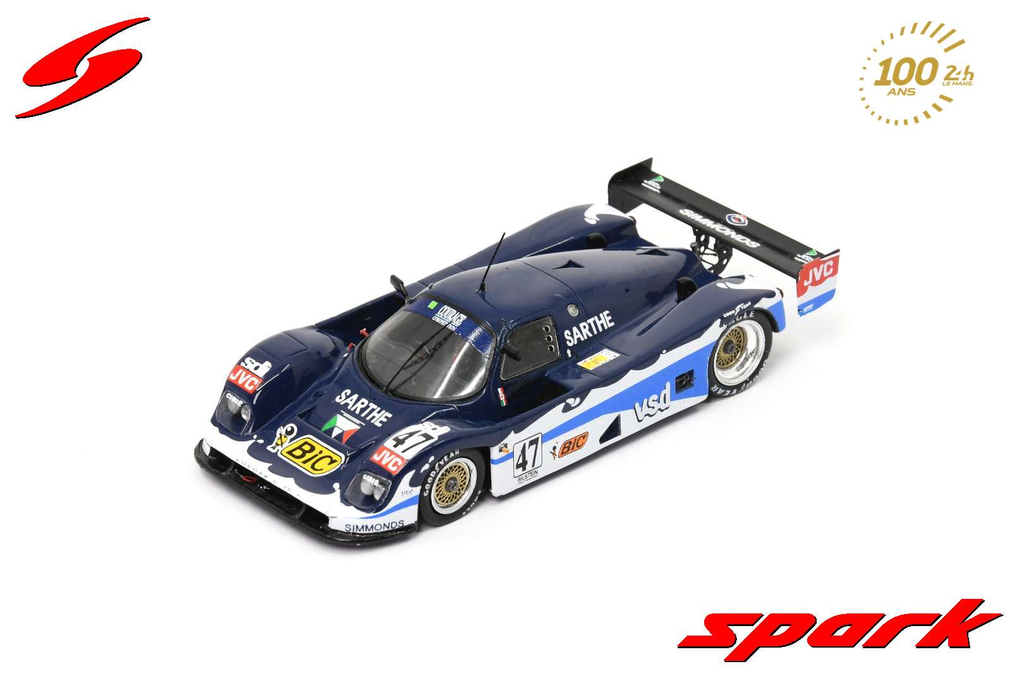 Spark : Cougar C 26 S │ No.47 24H Le Mans 1991 M. Trolle - C.Bourdonnais - M.Brand