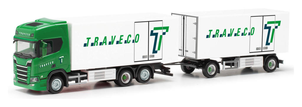 Herpa : Remorque frigo Scania CR20 HD "Traveco"