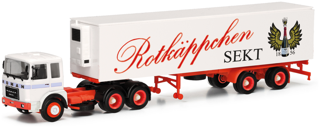 Herpa : Semi-remorque frigorifique Roman Diesel 6x4 │ Rotkäppchen Sekt