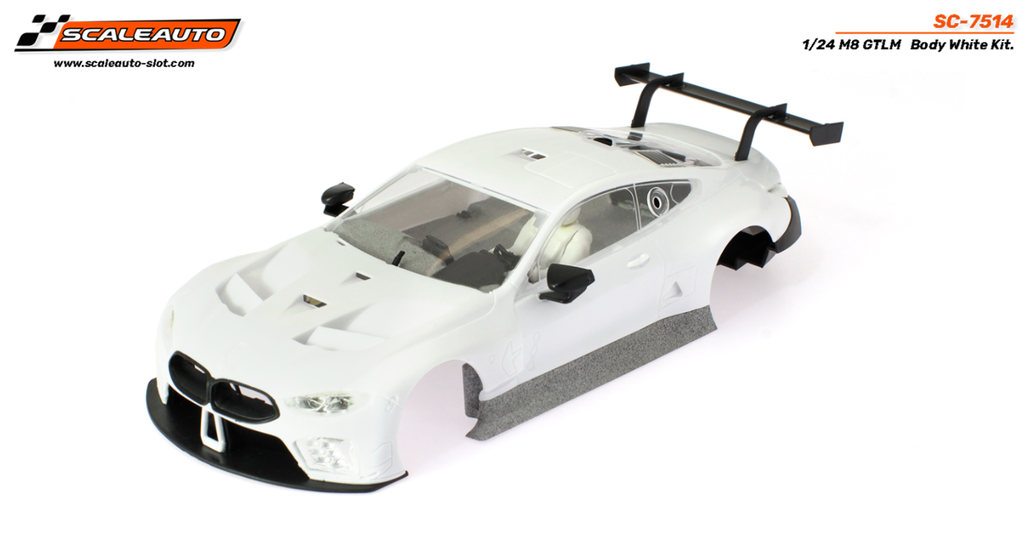 Scaleauto : Carrosserie BMW M8 White Kit (copie)