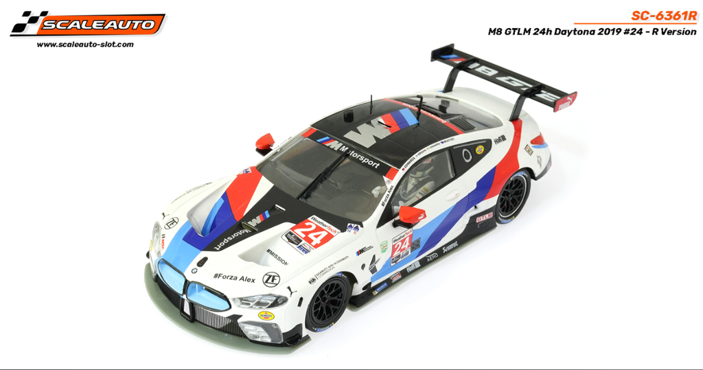 Scaleauto : BMW M8 GTE n°24 Daytona 2019 Chassis  R-Series 