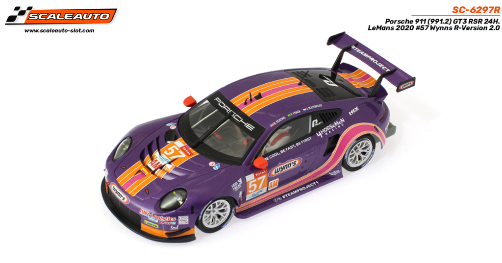 Scaleauto : Porsche 991.2 RSR GT3 Wynn's Le Mans 2020. Chassis R-Series