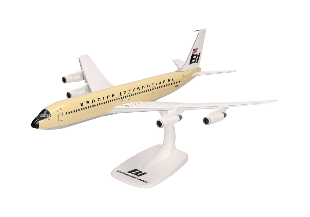 Herpa : Braniff International Boeing 707-320 - Solid beige 