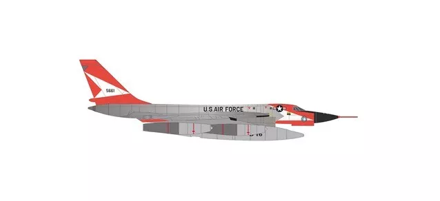 Herpa : U. S. Air Force Convair XB-58 Hustler- B-58 