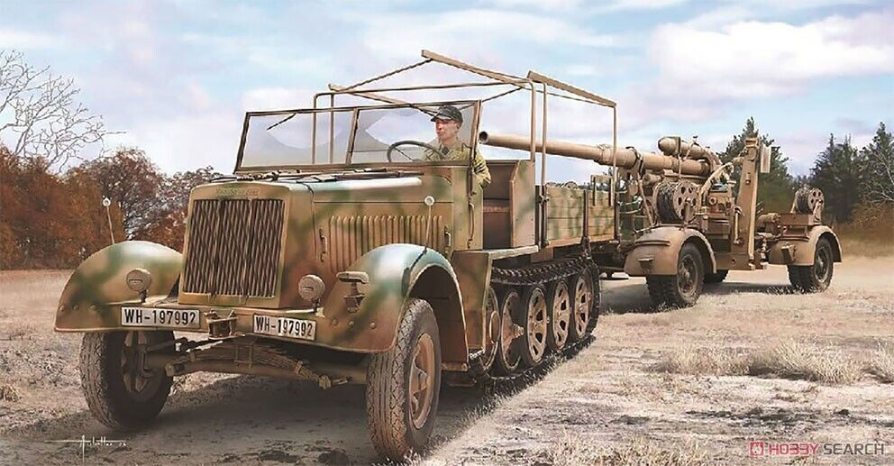 Dragon : Sd.Kfz. 7 Late Production mit 8.8cm FlaK 36/37 