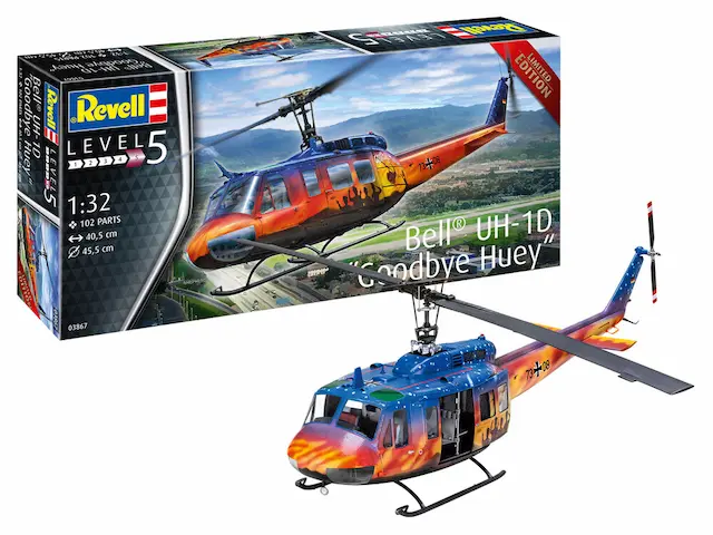 Revell : Bell UH-1D « Au revoir Huey »