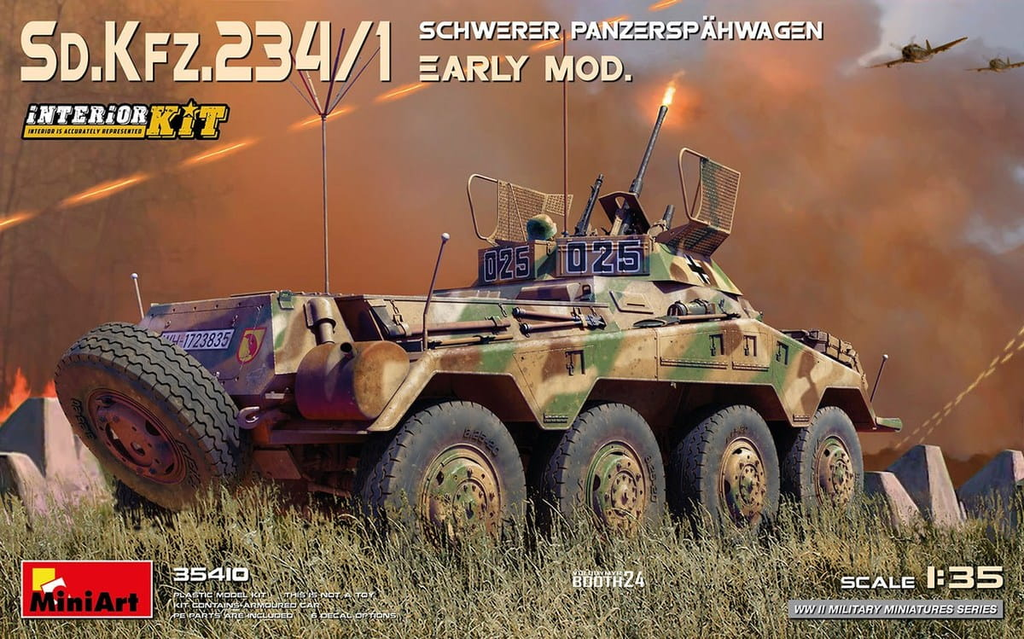 Miniart : SDKFZ 234/1 Scherer Early Mod