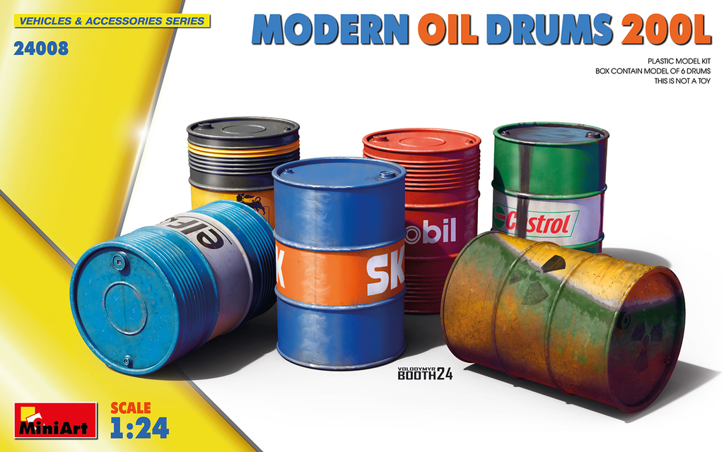 Miniart : Modern Oil Drums 200L