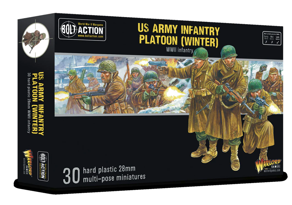 Bolt Action : US Army Infantry Platoon (Winter) │ Late