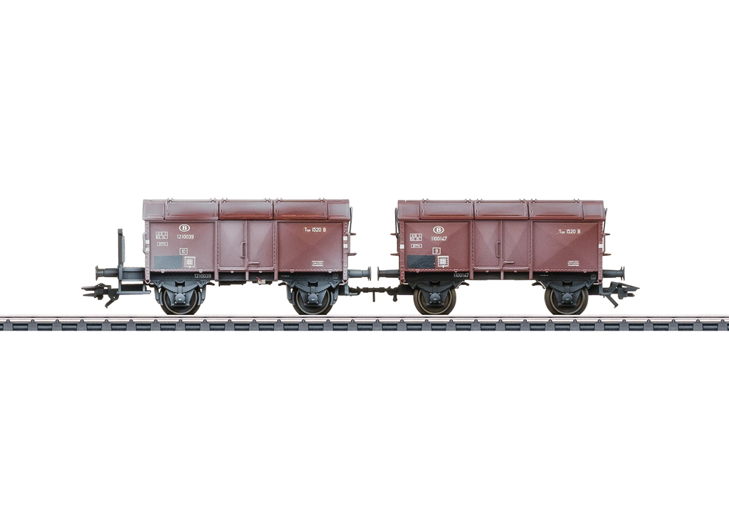 Marklin : Wagon Type 1520B  SNCB-NMBS 2Pcs