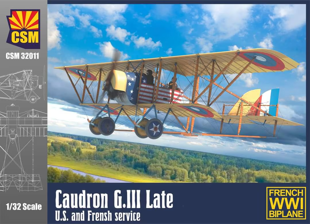 CSM : Caudron G.III late │ U.S. and French service