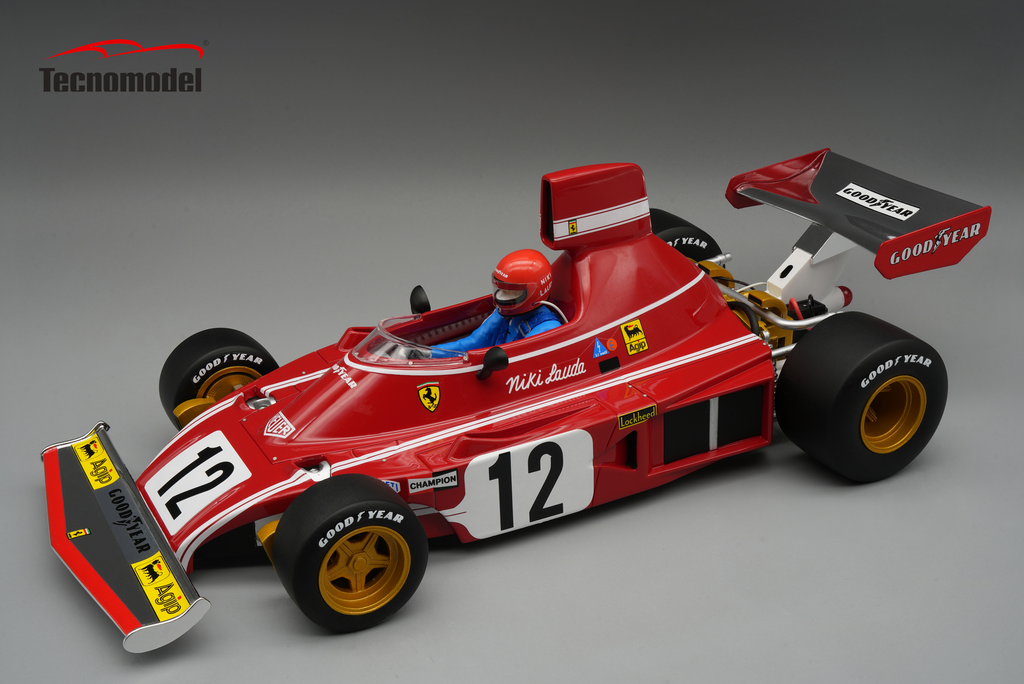 Tecnomodel : Ferrari 312 B3 n°12 Winner GP Espagne 1974 Niki Lauda