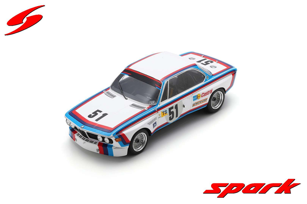 Spark : BMW 3.0 CSL │ No.51 11th Le Mans 24H 1973 D. Quester - T. Hezemans