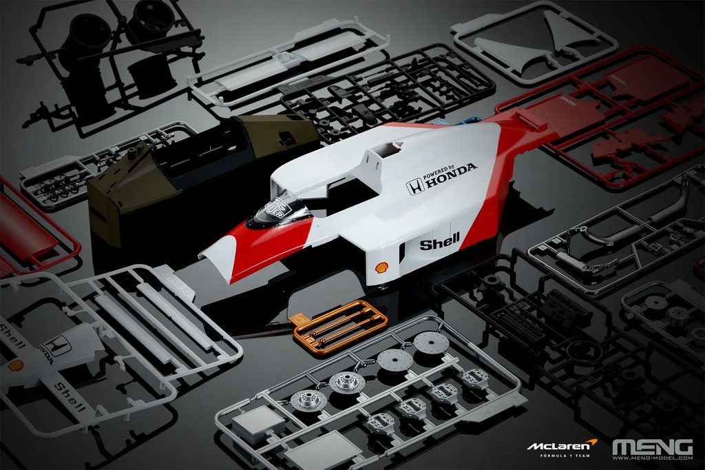 Meng : Mclaren MP4/4 Marlboro 1988 "Version Peinte"