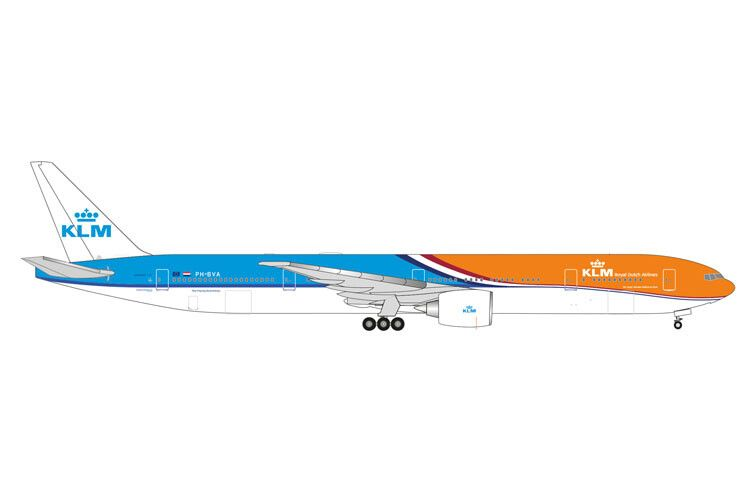 Herpa : Boeing 777-300ER KLM Orange Pride '23 De Hoge Veluwe (NL) 