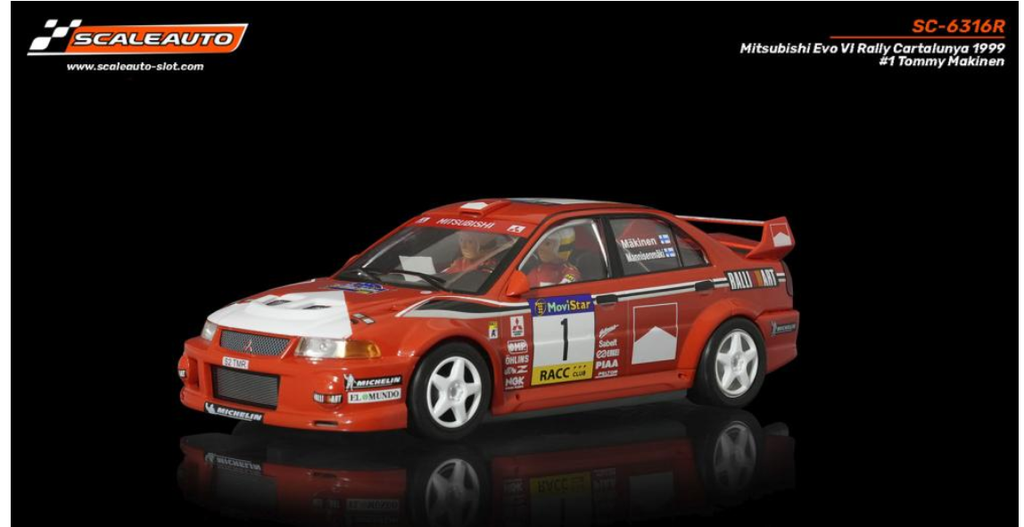 Scalaauto : Mitsubishi Evo VI Rally Catalunya 1999 #1 Tommy Makinen "Chassis Soft"