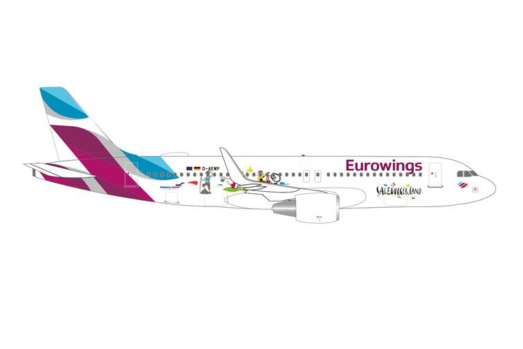 Herpa : Airbus A320 Eurowings Salzburger Land 