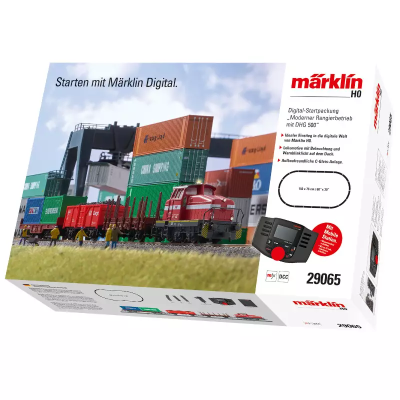 Marklin : Set de démarrage "Opérations de manœuvres modernes avec DHG 500" │ Alternatif Digital Son