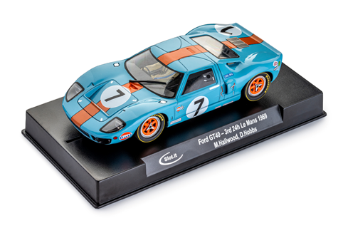 Slot.it : Ford GT40 Gulf n°7 3° Le Mans 1969 Hobbs - Hailwood