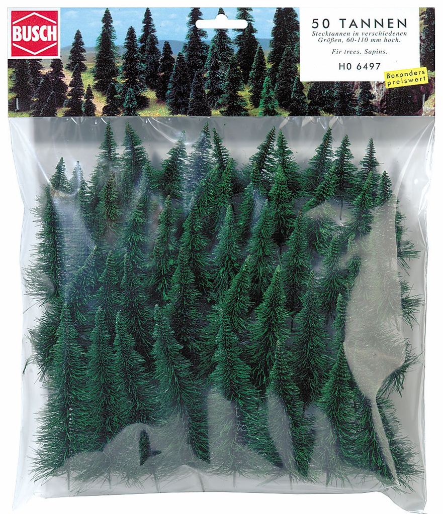 Busch : 50 Sapins 60-100mm