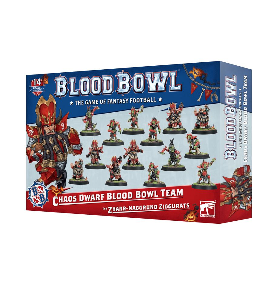 Blood Bowl : Chaos Dwarf Blood Bowl Team │ The Zharr-Naggrund Ziggurats