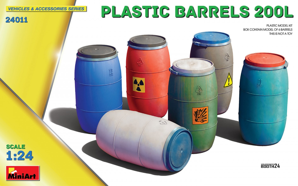 MiniArt : Plastic Barrels 200L 