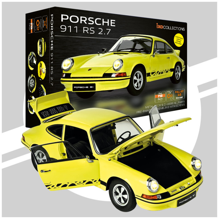 Ixo Collections : Porsche 911 Carrera RS 2.7 │ Jaune 