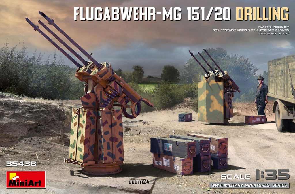 MiniArt : Flugabwehr-MG 151/20 Drilling 