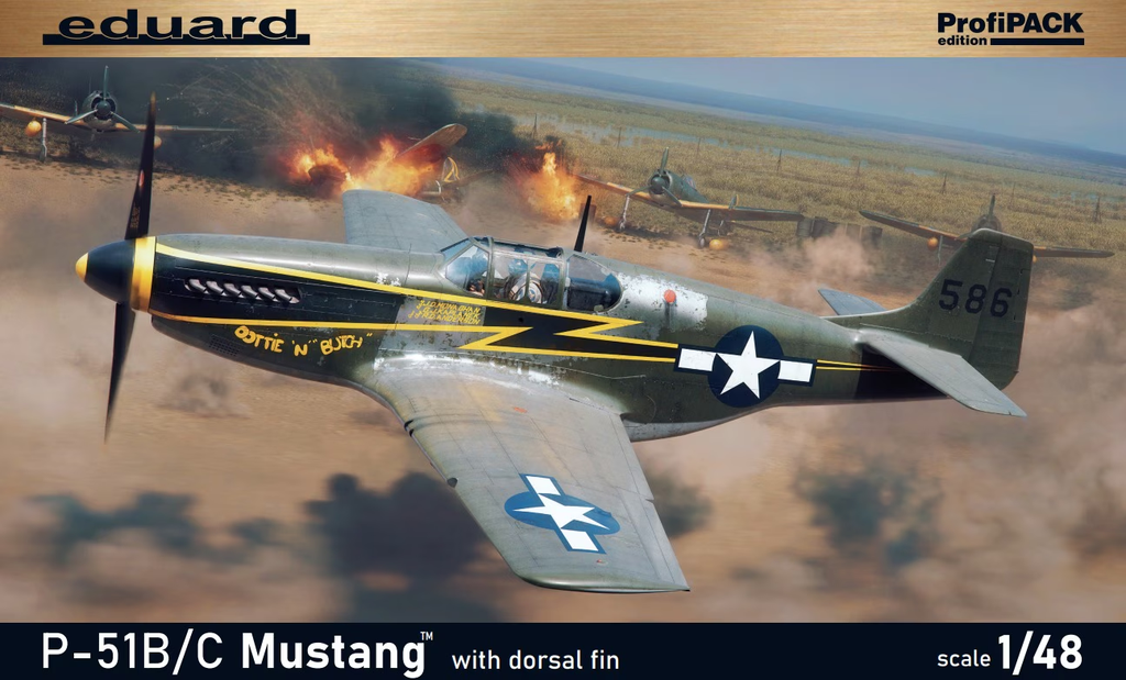 Eduard : P-51B/C Mustang With Dorsal Fin 