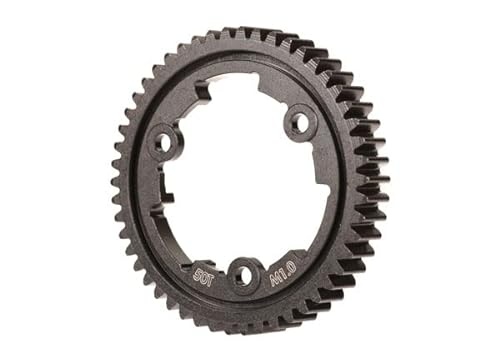 Traxxas :  Spur gear, 50-tooth (machined, hardened steel) (wide face, 1.0 metric pitch)