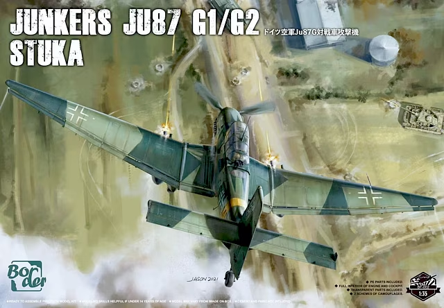 Border : Junkers JU87 G1/G3 Stuka