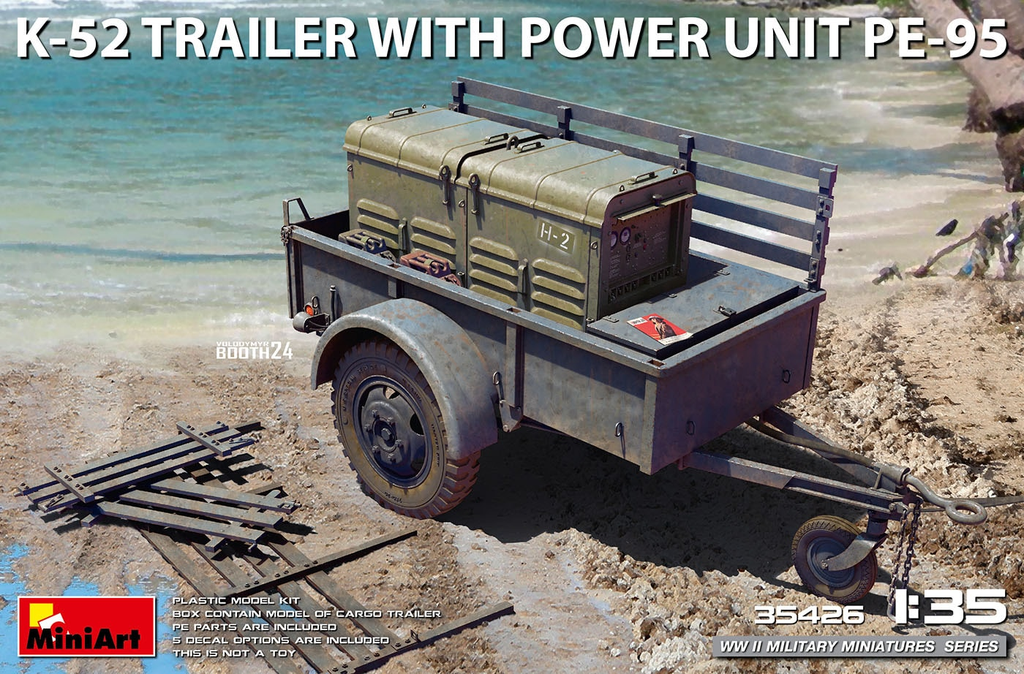 MiniArt : K-52 Trailer with Power Unit PE-95 