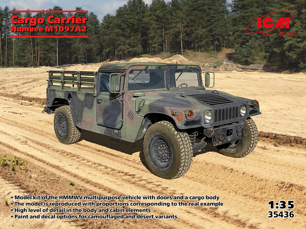 ICM : Humvee M1097A2 Cargo Carrier 