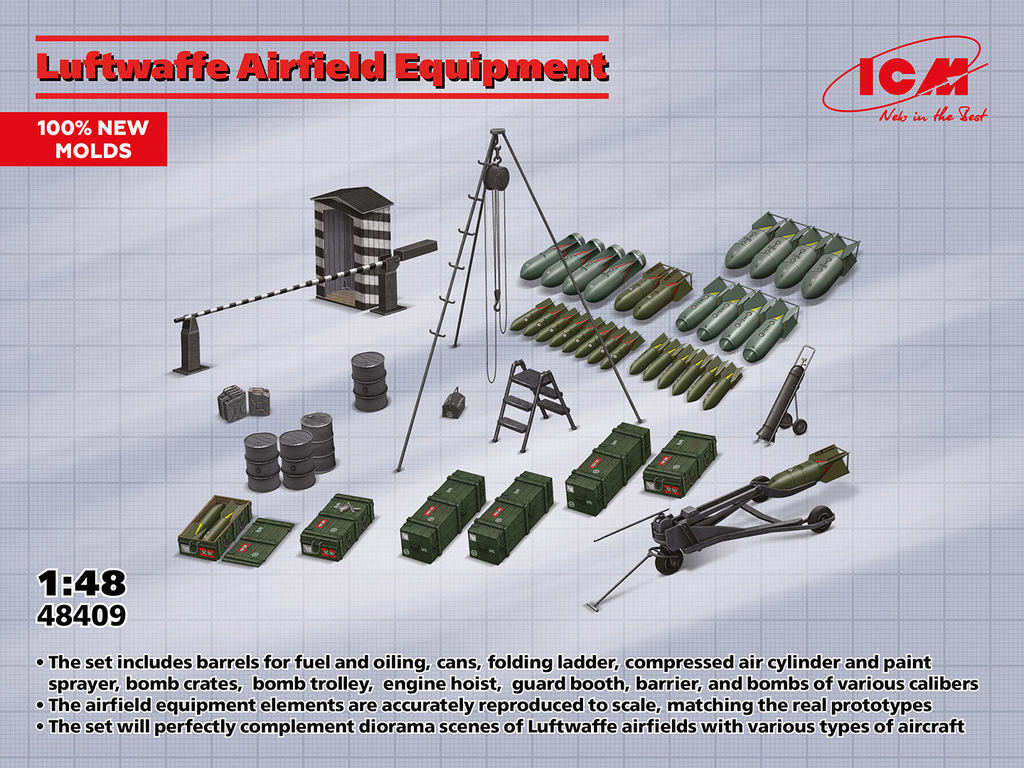 ICM : Luftwaffe Airfield Equipment 