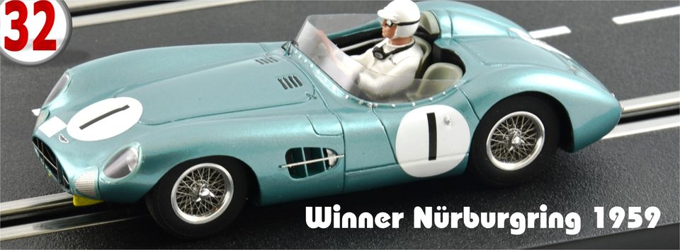 Le Mans miniatures : Aston Martin DBR1 n°1 Winner Nurburgring 1959 Stirling Moss & Jack Fairman