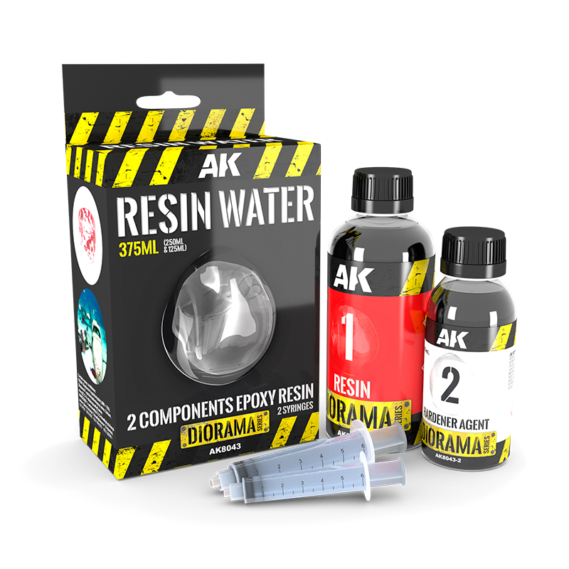 AK : Résine à eau 2 composants époxy │ 375ML  