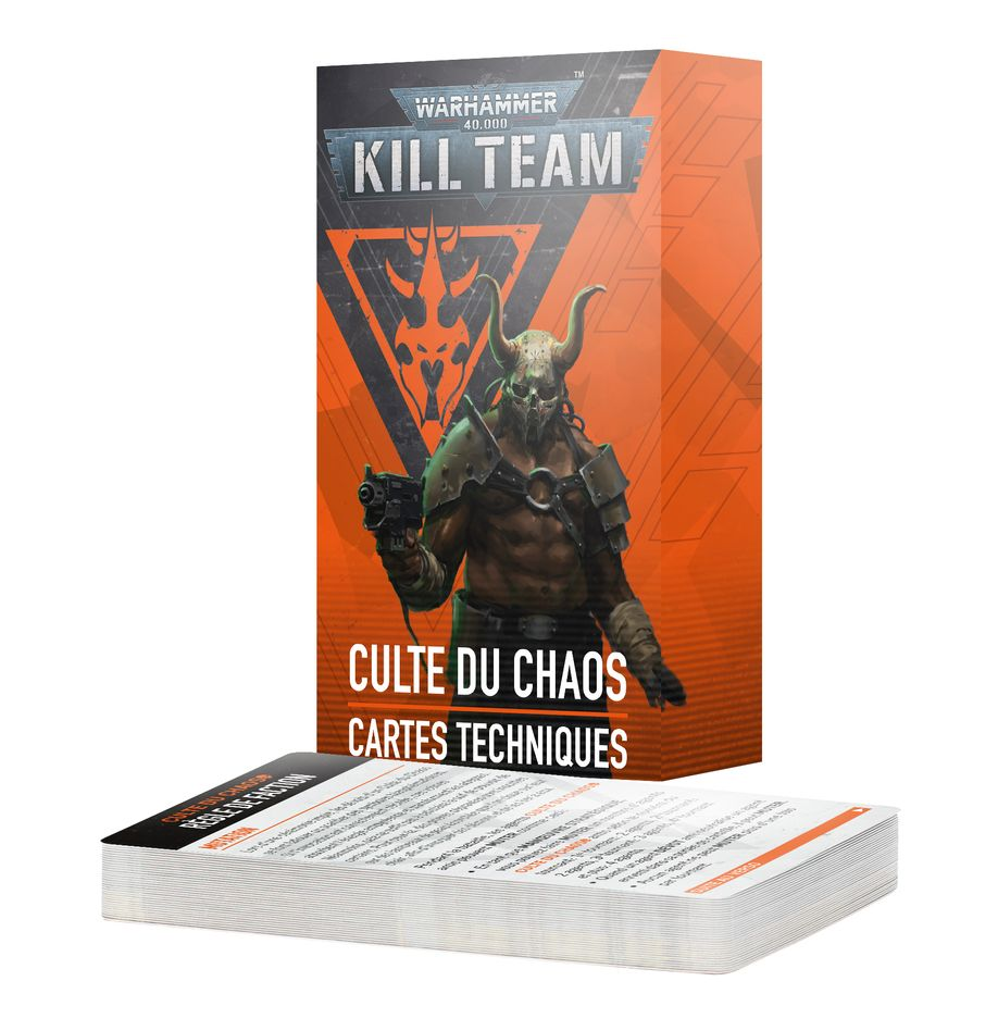 Kill Team : Culte du Chaos - Cartes techniques [FR] │ Warhammer 40.000