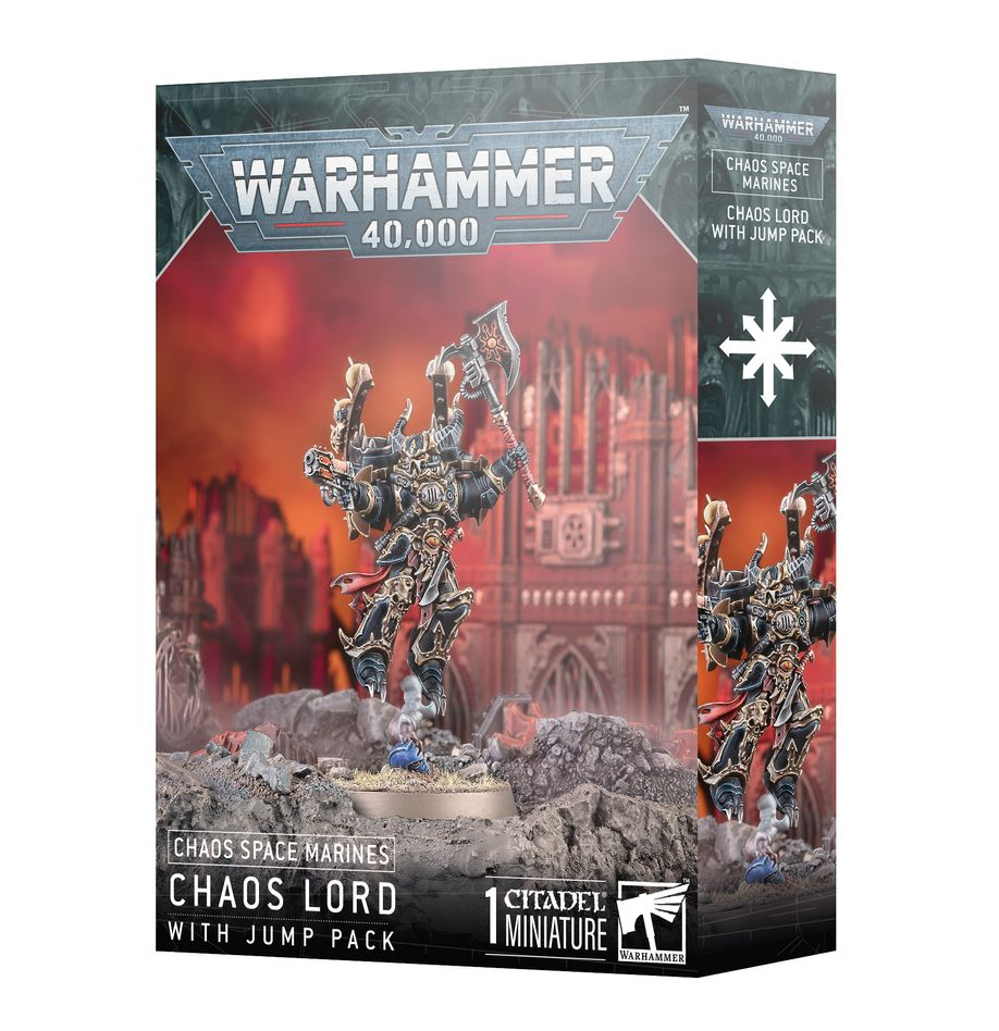 Chaos Space Marines : Chaos Lord with Jump Pack │ Warhammer 40.000