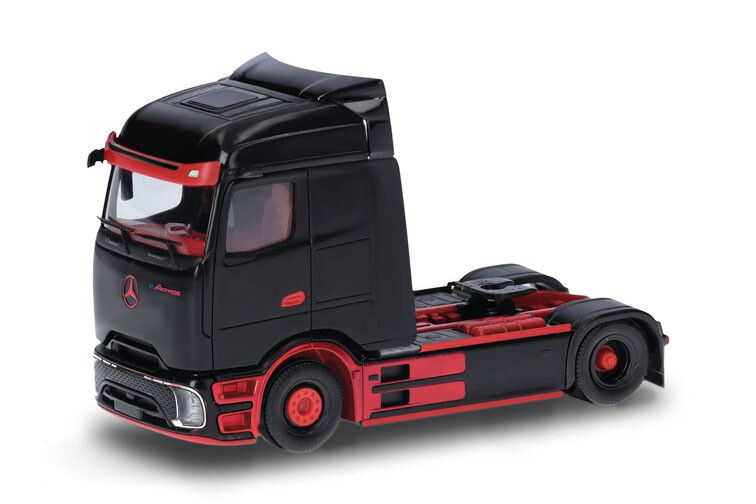 Herpa : Mercedes Benz eActros 600 Procabin 2a │ Black & Rouge