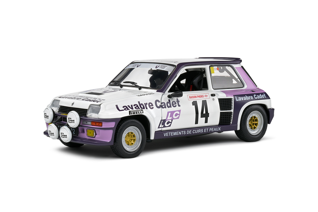 Solido : Renault 5 Turbo │ No.14 Rallye Lyon Charbonnière - 1983 Aurio / Nouaille 