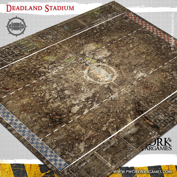 Pwork Wargames : Deadland Stadium │ Bloodbowl - Mouse Pad